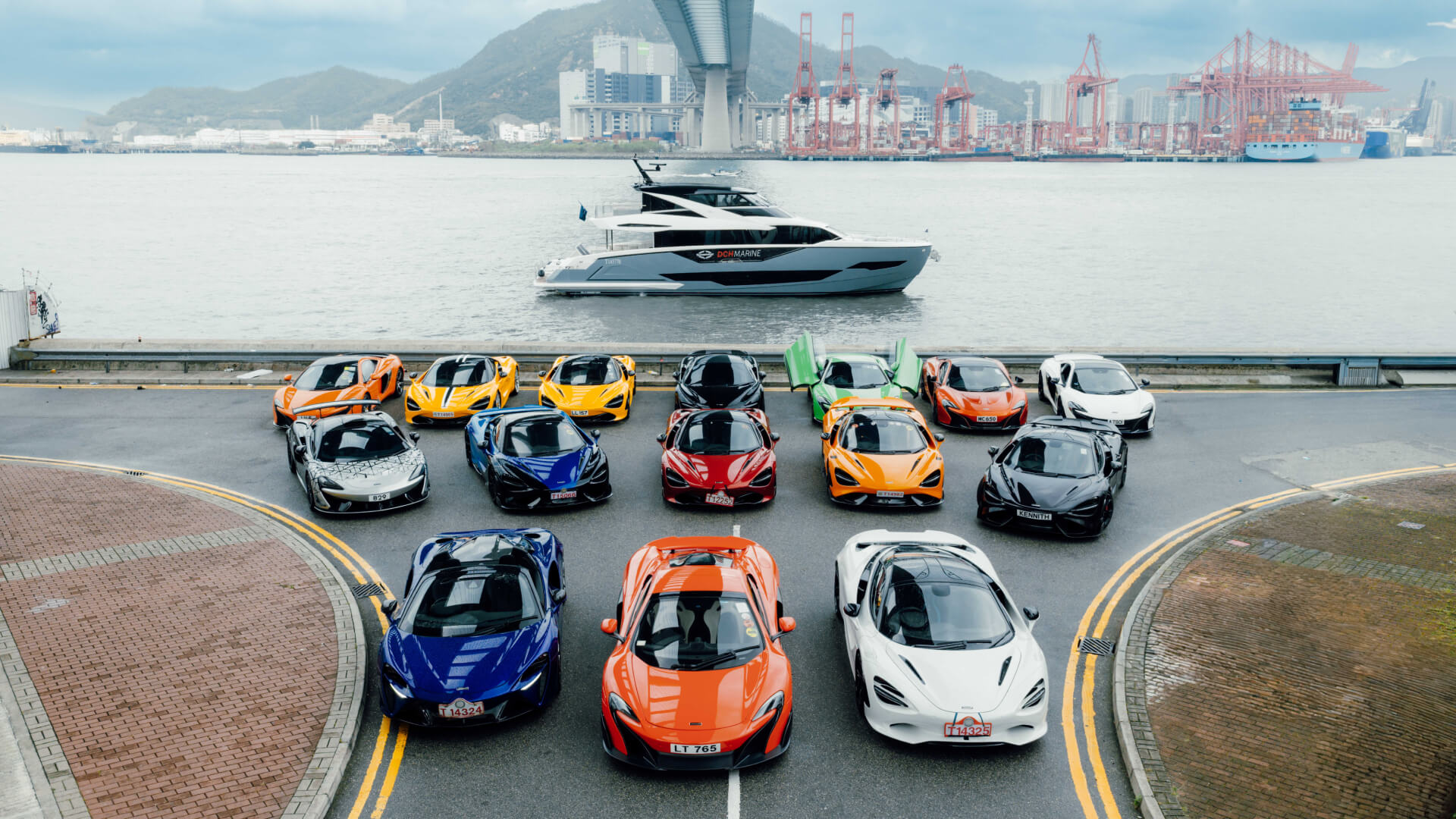 McLaren x DCH Marine Sunday Morning Drive with 90 Ocean Enclosed Breakfast & Saxdor Sea Trials 